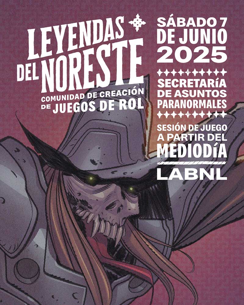 Promocional de la sesión de juego de rol del 7 de junio en el LabNL